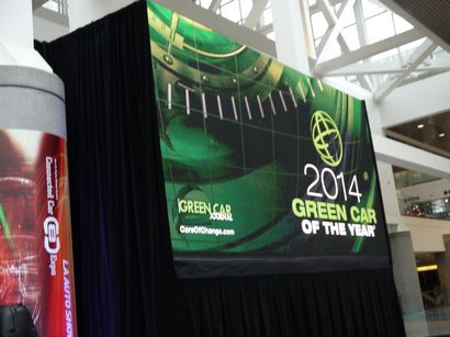 2014 Green Car of the Year awards ceremony