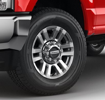 2017 Ford Super Duty STX alloy wheel detail