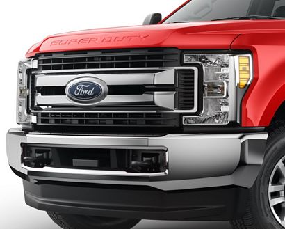 2017 Ford Super Duty STX grille detail