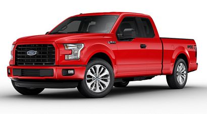 2017 Ford F-150 STX front 3/4 view