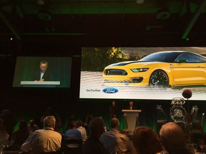 auction image of the 2016 Shelby GT350 Mustang 