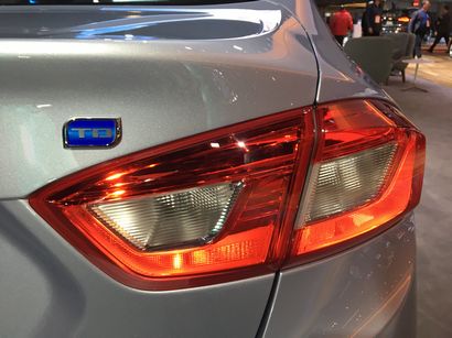 2017 Chevrolet Cruze Diesel decklid badge and taillight detail