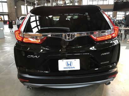 2017 Honda CRV Touring rear fascia