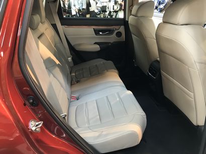 2017 Honda CRV Touring rear seating