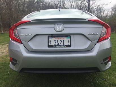 2016 Honda Civic sedan rear fascia