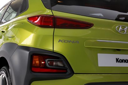 2018 Hyundai Kona rear fascia detail
