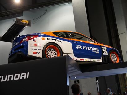 Hyundai exhibit at the 2014 SEMA Show