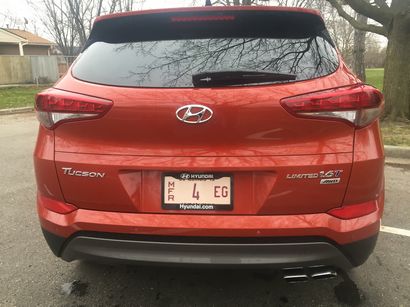 2017 Hyundai Tucson Limited rear fascia