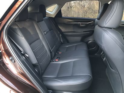 2016 Lexus NX 300h rear seating