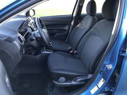2017 Mitsubishi Mirage GT front seats