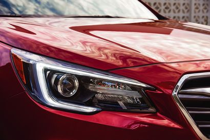 2018 Subaru Legacy headlight detail