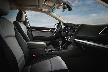 2018 Subaru Legacy front seats and console