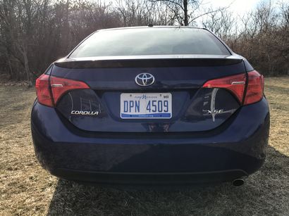 2017 Toyota Corolla XSE rear fascia