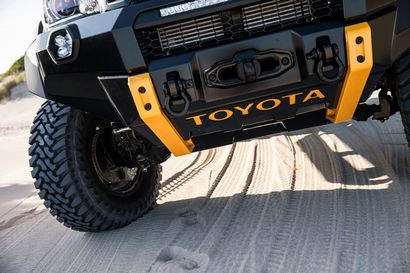 Toyota HiLux Tonka Concept skid plate and lower bumper detail
